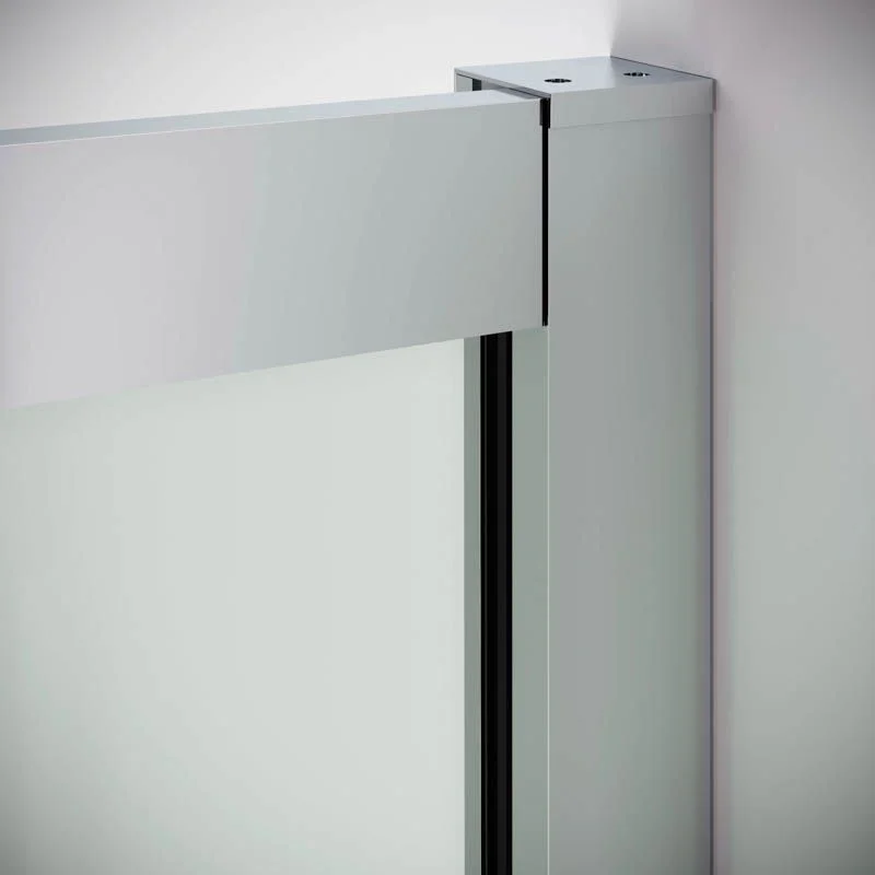 Paroi de douche frontale à 2 portes pliantes avec traitement anticalcaire. AVANCER LA VISION – Image 6