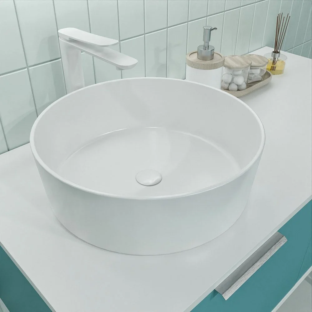 Meuble de salle de bain ELLA sur pieds 2 tiroirs finition OCEAN – Image 4