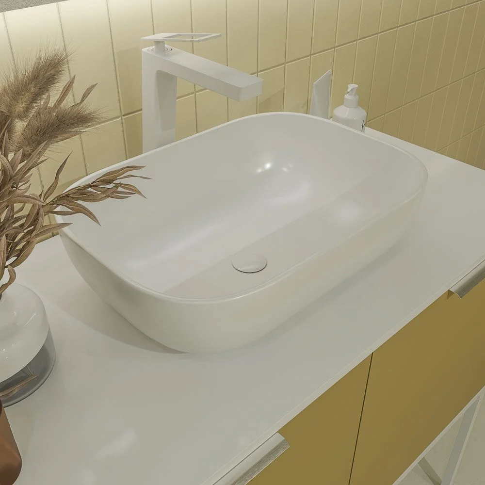 ELLA meuble de salle de bain sur pieds 2 portes finition OLIVE – Image 4
