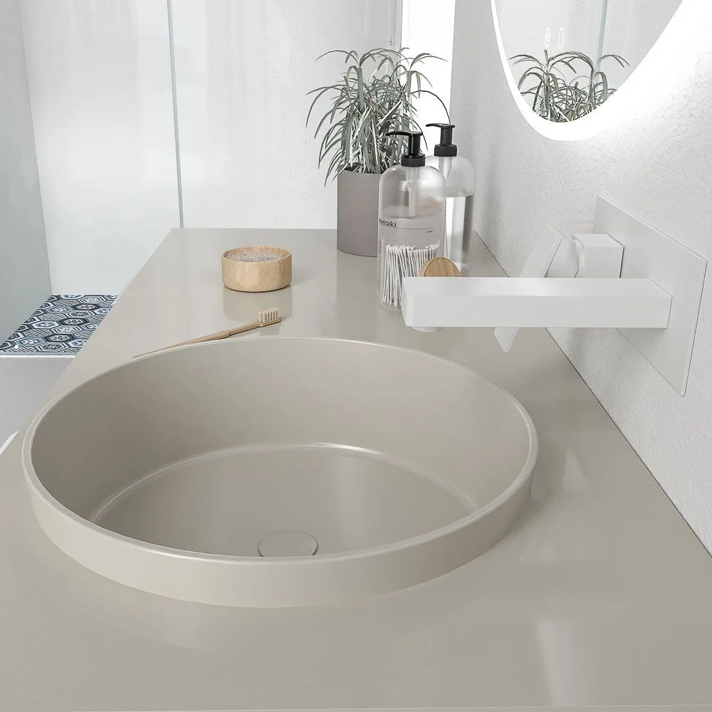 Meuble de salle de bain suspendu 2 tiroirs EMMA, finition GRAPHITE – Image 4