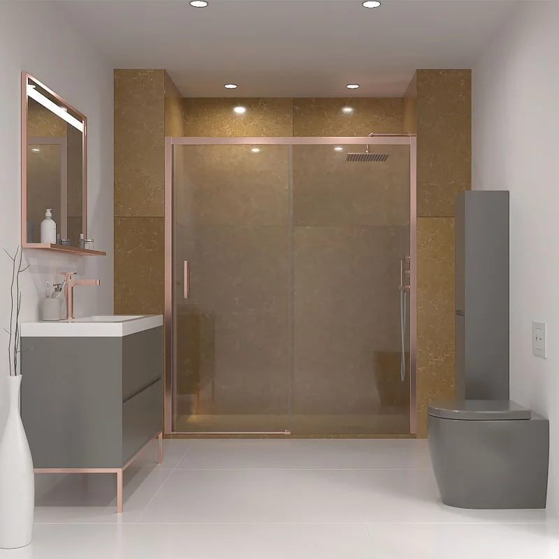 Meuble de salle de bain EVO 4 tiroirs TOPO finition mate avec vasque en résine épaisseur 6 cm – Image 4