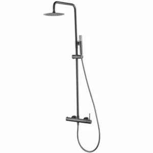 Ensemble de douche en métal noir Monza [ VAROBATH ]