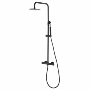 Ensemble de douche thermostatique noir mat Monza [ VAROBATH ]