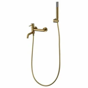 Robinet de bain/douche monza or brossé[ VAROBATH ]