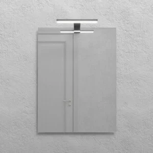 Miroir rectangulaire ALCOR avec applique LED