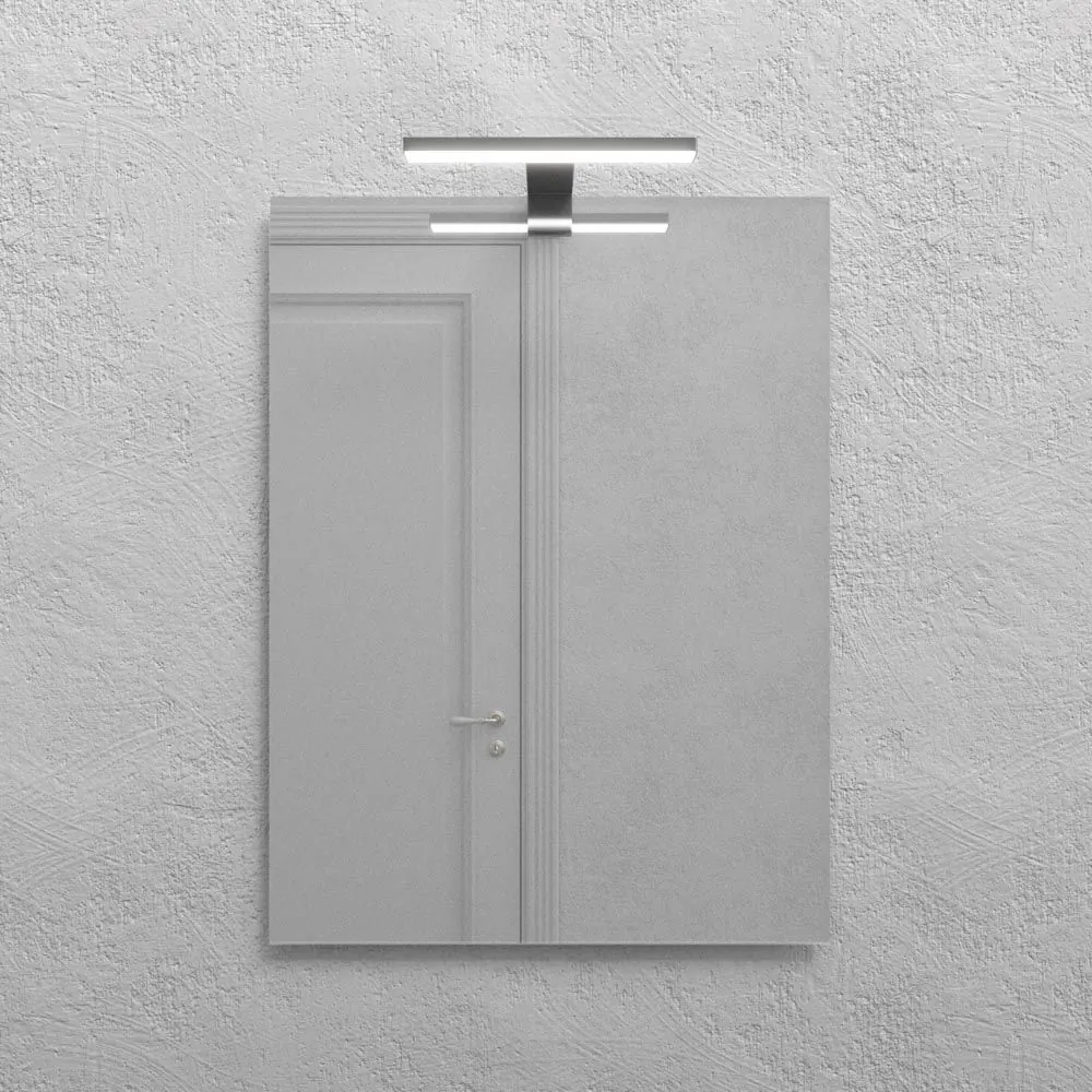 Miroir rectangulaire ALCOR avec applique LED