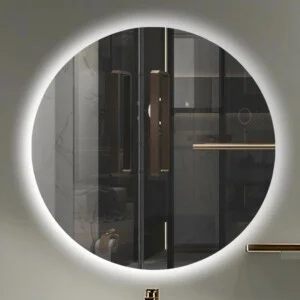Miroir rond NEXT lumière led périmétrique