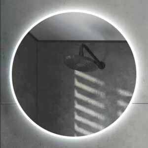 Miroir rond HAPPY périmètre lumière led. Anti-buée
