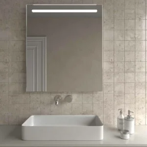 Miroir rectangulaire OPALO horizontal lumineux à led