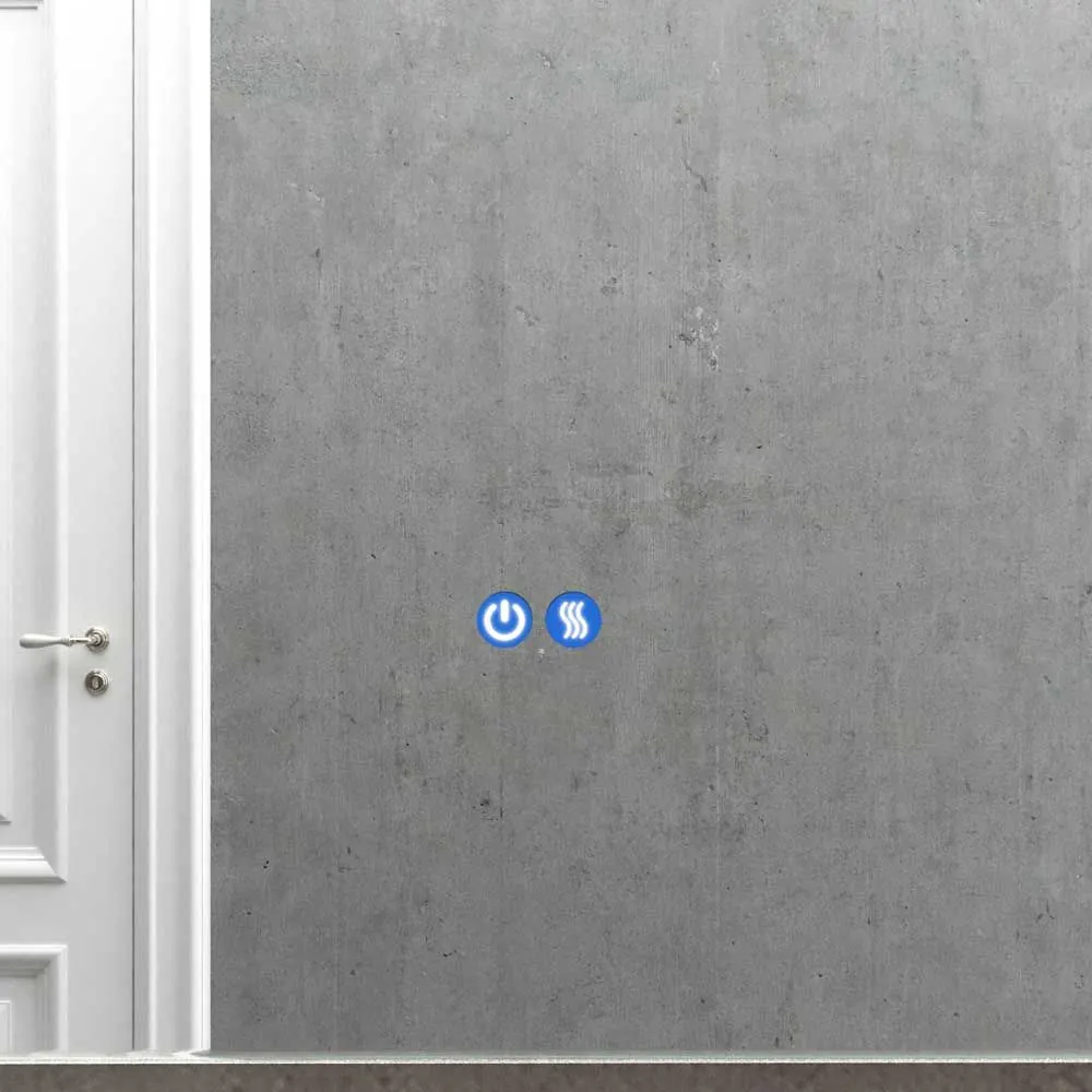 Miroir personnalisé OSAKA avec éclairage LED supérieur à bord arrondi. Haut-parleurs. Anti-buée. Miroir grossissant. Horloge – Image 4