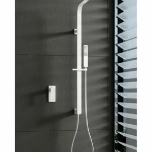 Colonne de douche encastrable blanche Bahamas [ VAROBATH ]