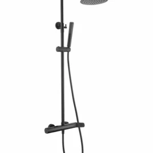 ► Colonne de douche Danemark noir mat [ VAROBATH ]