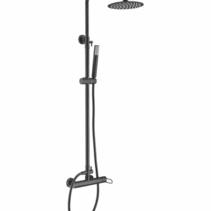 Colonne de douche Milos noir mat [ VAROBATH ]