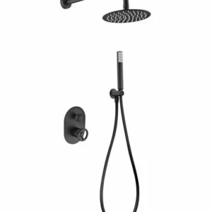 Colonne de douche à encastrer Olimpo noir mat [ VAROBATH ]