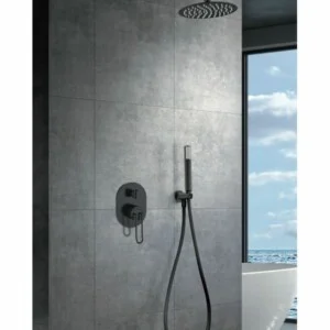 Colonne de douche encastrable noir mat Belize [ VAROBATH ]