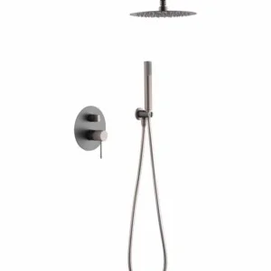 ► Colonne de douche à encastrer Line gris champagne mat [ VAROBATH ]