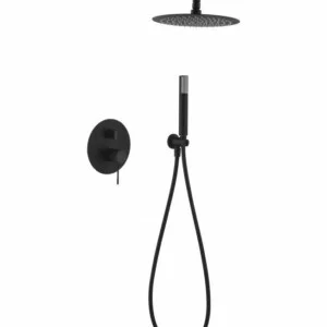 ► Colonne de douche à encastrer Line noir mat [ VAROBATH ]