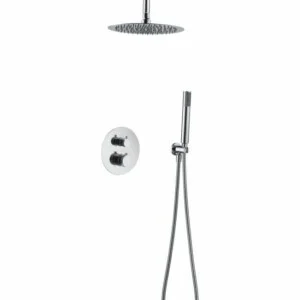 Colonne de douche thermostatique à encastrer Dessus [ VAROBATH ]