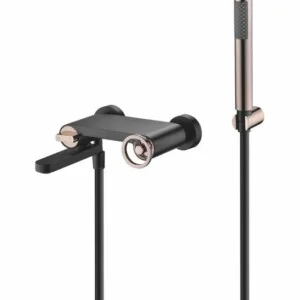 Robinet bain/douche Olimpo noir or rose [ VAROBATH ]