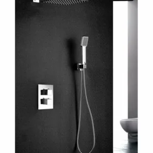Colonne de douche thermostatique à encastrer Cíes [ VAROBATH ]