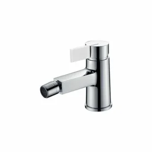 Robinet pour bidet Elba chrome/blanc [ VAROBATH ]