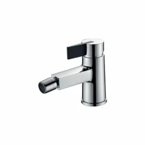 Robinet pour bidet Elba chrome/noir [ VAROBATH ]