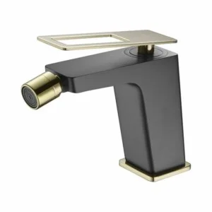 Robinet bidet Suède or noir [ VAROBATH ]