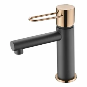 Mitigeur lavabo Milos noir or rose [ VAROBATH ]