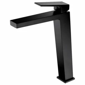 Robinet de lavabo haut Art noir mat [ VAROBATH ]
