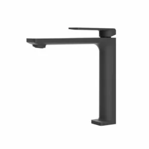 Robinet pour lavabo haut modèle Fiji noir mat [ VAROBATH ]