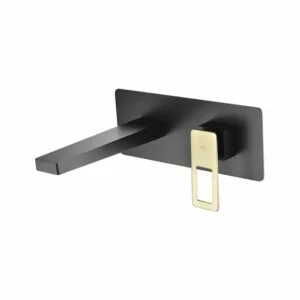 Robinet pour évier à encastrer or noir Suède [ VAROBATH ]