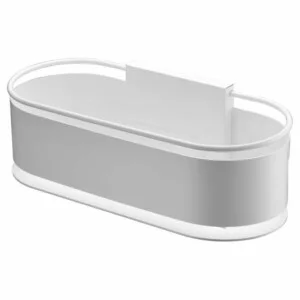 Porte-savon Anga devant blanc mat [ VAROBATH ]