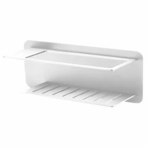 Porte-savon avant blanc mat Bethari [ VAROBATH ]