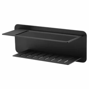Porte-savon avant noir mat Bethari [ VAROBATH ]