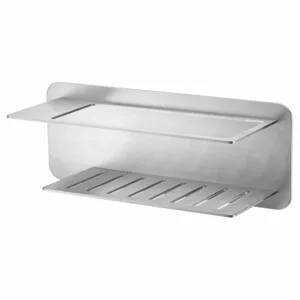 Porte-savon avant Bethari nickel brossé [ VAROBATH ]