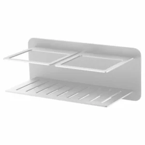 Porte-savon avant Iman blanc mat [ VAROBATH ]