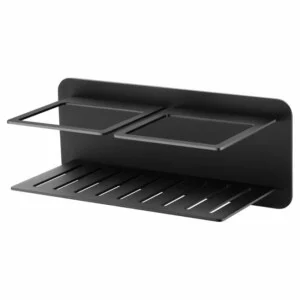 Porte-savon avant Iman noir mat [ VAROBATH ]