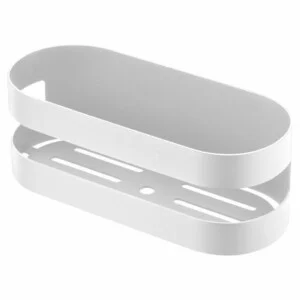 Porte-savon frontal Nirmala blanc mat [ VAROBATH ]