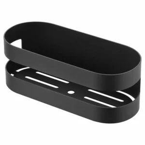 Porte-savon avant noir mat Nirmala [ VAROBATH ]