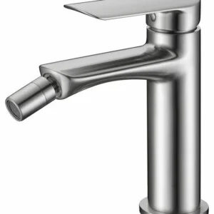 Robinet pour bidet Ural nickel brossé [ VAROBATH ]