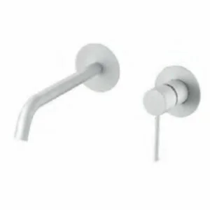 ► Robinet pour lavabo à encastrer Milos Stick blanc mat [ VAROBATH ]