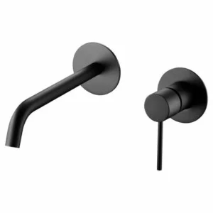 ► Robinet pour lavabo à encastrer Milos Stick noir mat [ VAROBATH ]
