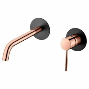 ► Mitigeur pour lavabo à encastrer Milos Stick noir or rose [ VAROBATH ]