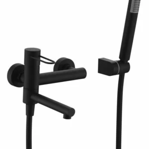 Mitigeur bain/douche Milos noir mat [ VAROBATH ]