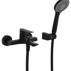 Mitigeur bain/douche Ural noir mat [ VAROBATH ]
