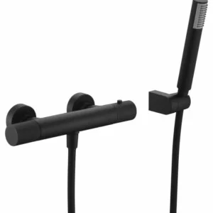 Robinet de douche thermostatique Line noir mat [ VAROBATH ]