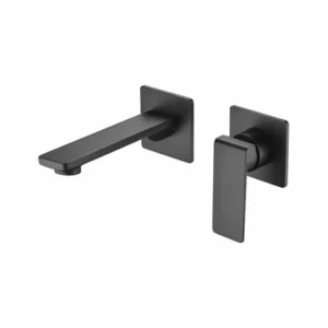 Robinet pour lavabo encastrable Fiji noir mat [ VAROBATH ]