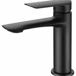 Robinet pour lavabo Ural noir mat [ VAROBATH ]