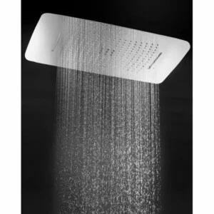 Pommeau de douche spécial luxe encastré au plafond avec effet cascade et pluie VAROBATH