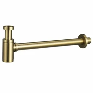 Siphon rond or brossé [ VAROBATH ]